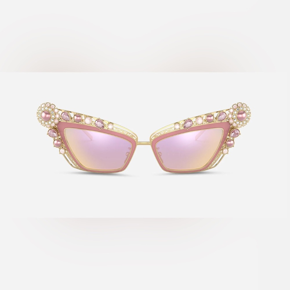 Dolce & Gabbana Women's Crystal Embellished Cat-Eye Sunglasses